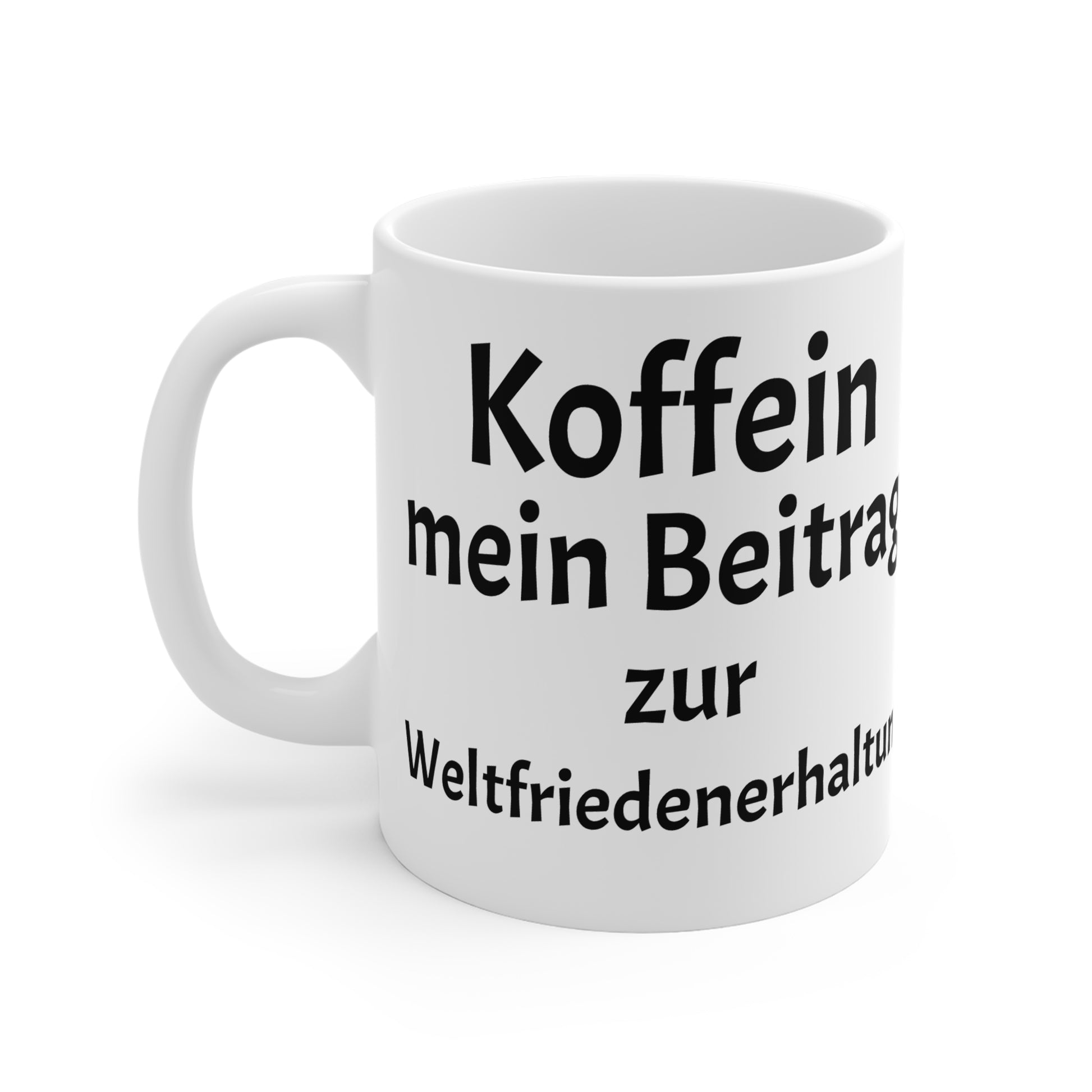 Süße -Kaffee-Keramik-Tasse, Polihase Koffein-Tasse zur Friedenserhaltung, umweltfreundlich