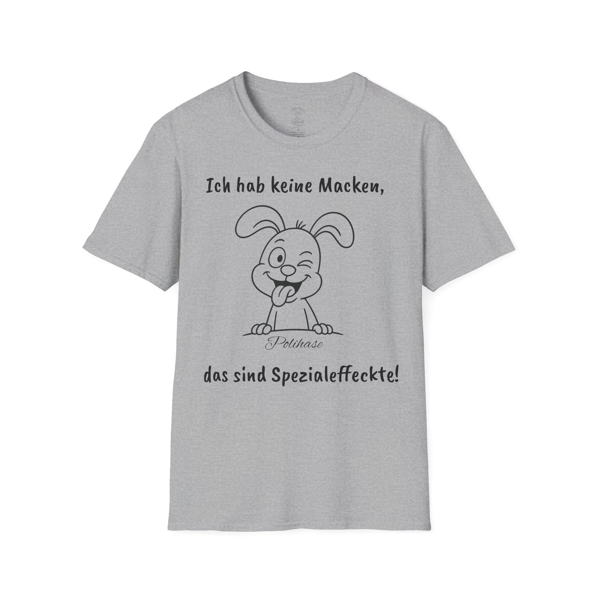 Polihase mit Spezialeffeckte Unisex Softstyle T-Shirt, für Sie und Ihn
