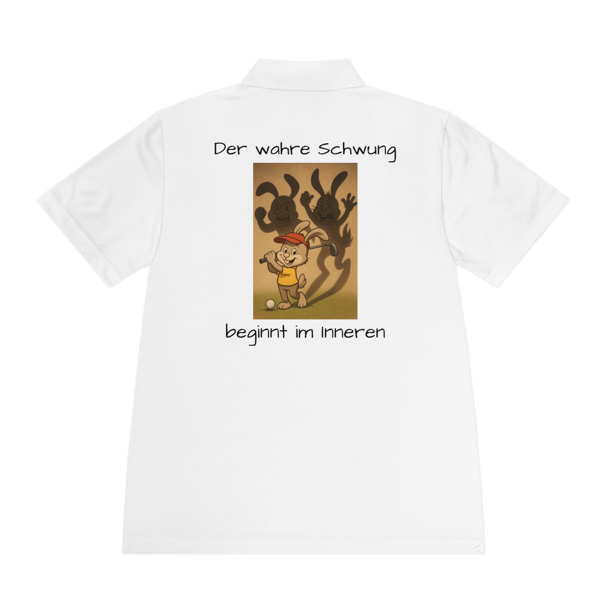 Golf Polo Shirt, Polihase der Golfer, der Schwung beginnt im Inneren,