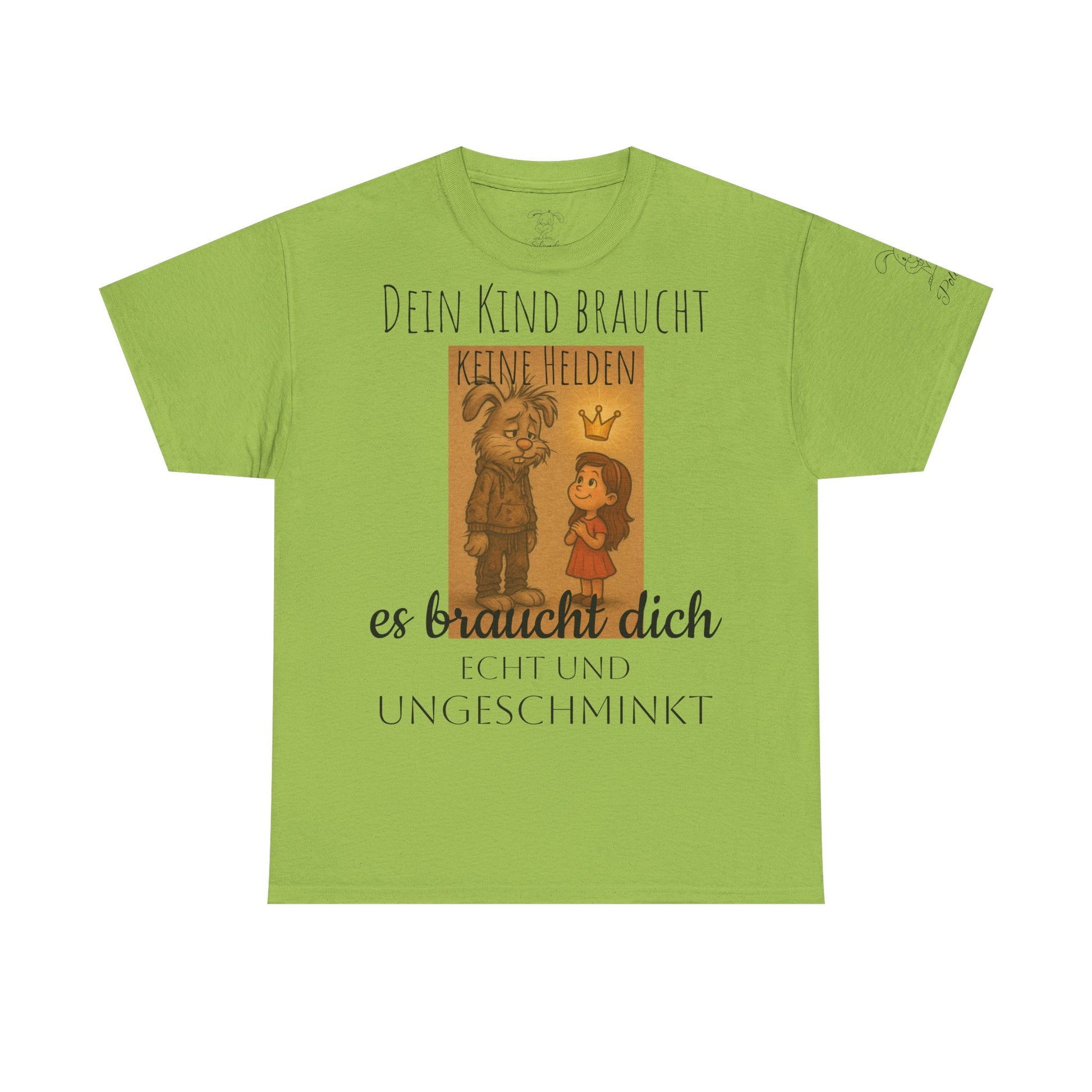 Herzerwärmendes Polihasen Baumwoll-T-Shirt, für Eltern