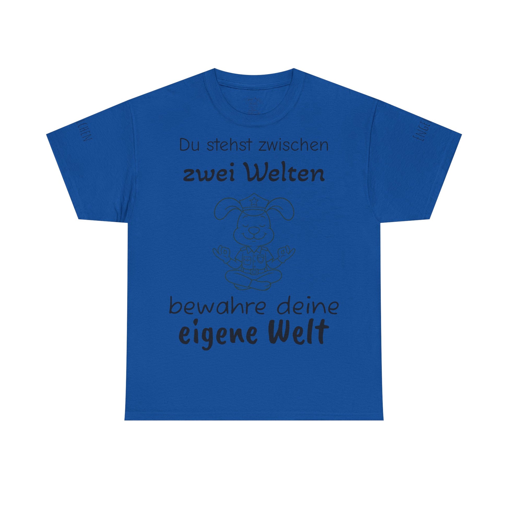 Meditativer Zen Polizei Polihase, Zwischen zwei Welten, Unisex Heavy Cotton Tee,