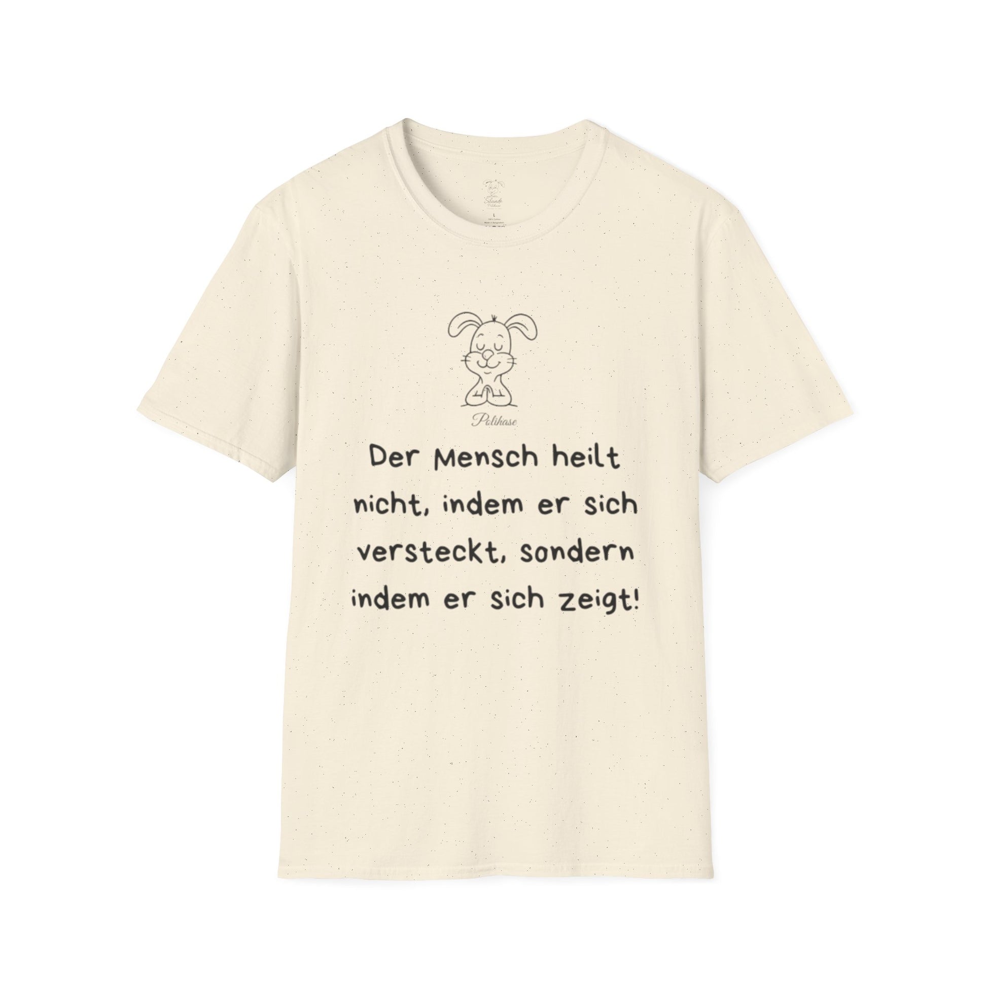 Unisex Softstyle T-Shirt Polihase der sich zeigt, und heilt, Heilung beginnt durch sich zeigen