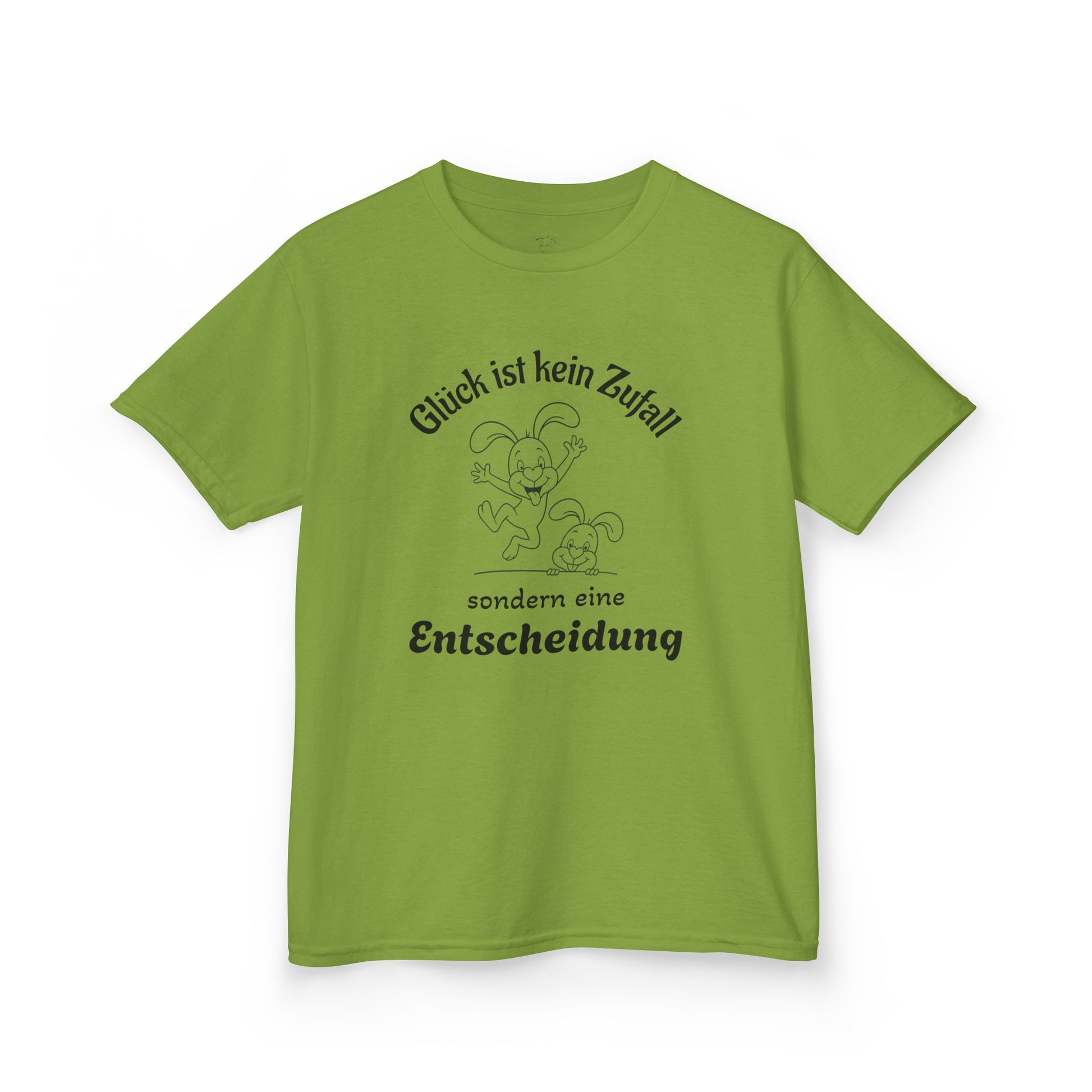 Whimsical Kids Tee - "Glück ist kein Zufall sondern eine Entscheidung" - Perfect for Playtime,