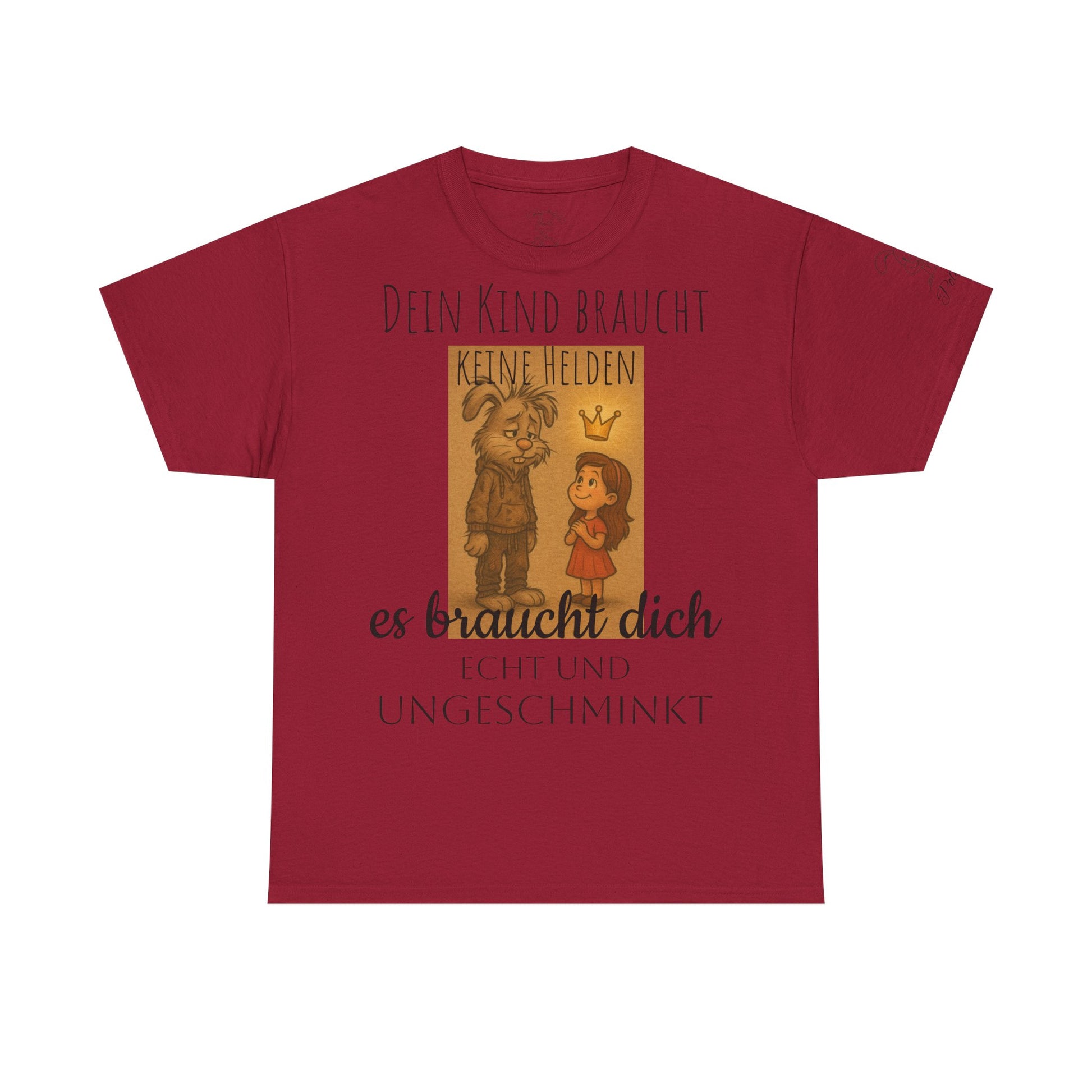 Herzerwärmendes Polihasen Baumwoll-T-Shirt, für Eltern