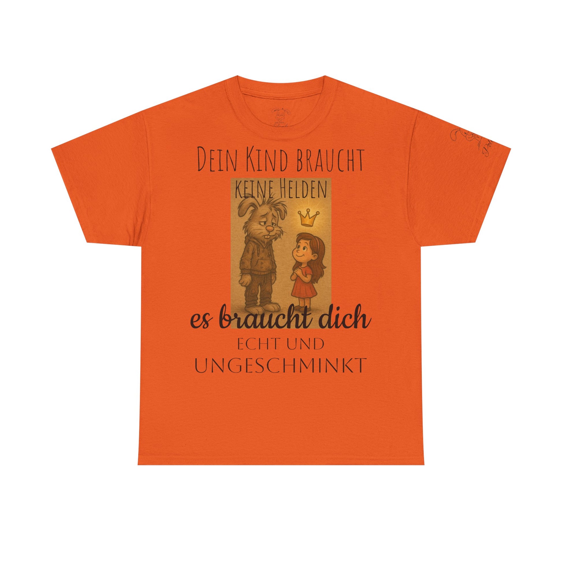 Herzerwärmendes Polihasen Baumwoll-T-Shirt, für Eltern