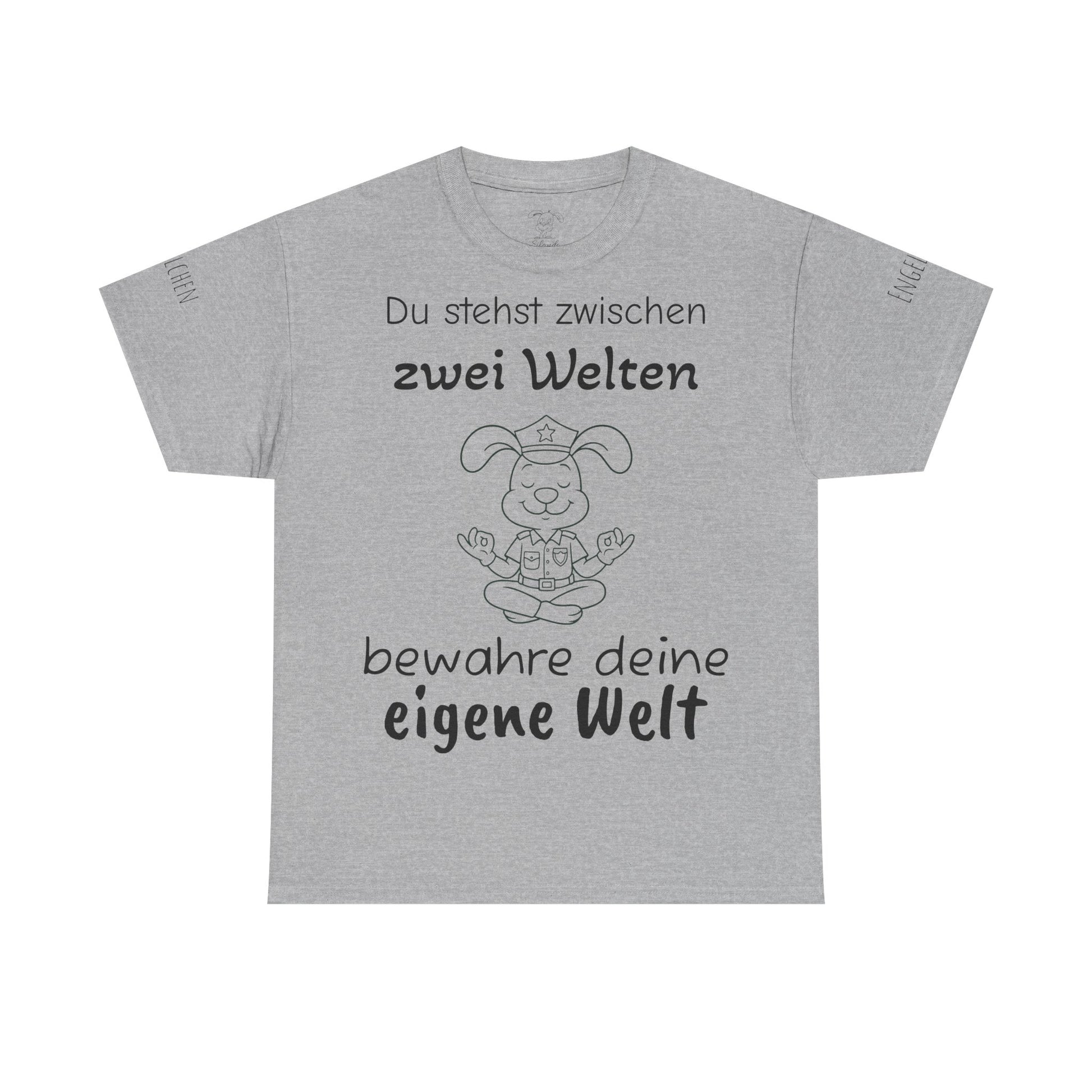 Meditativer Zen Polizei Polihase, Zwischen zwei Welten, Unisex Heavy Cotton Tee,