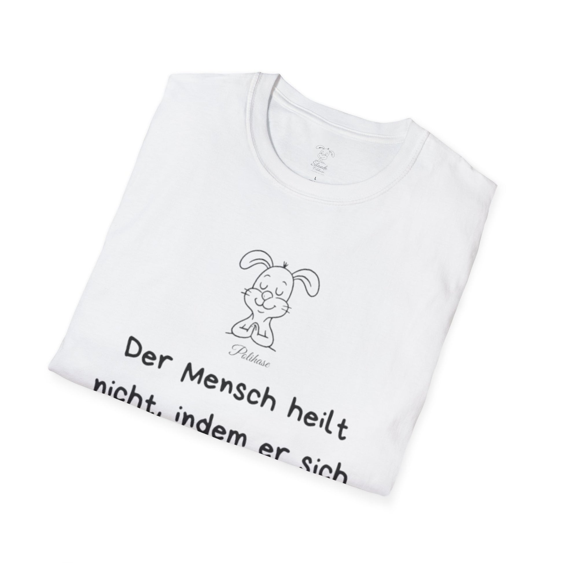 Unisex Softstyle T-Shirt Polihase der sich zeigt, und heilt, Heilung beginnt durch sich zeigen