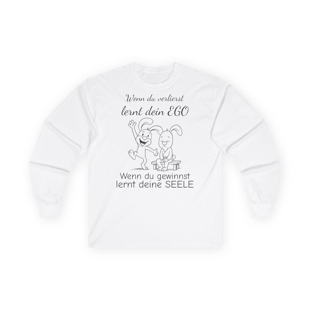 Unisex Langarm-T-Shirt aus Ultra-Baumwolle, Polihase mit zwei Gesichter,
