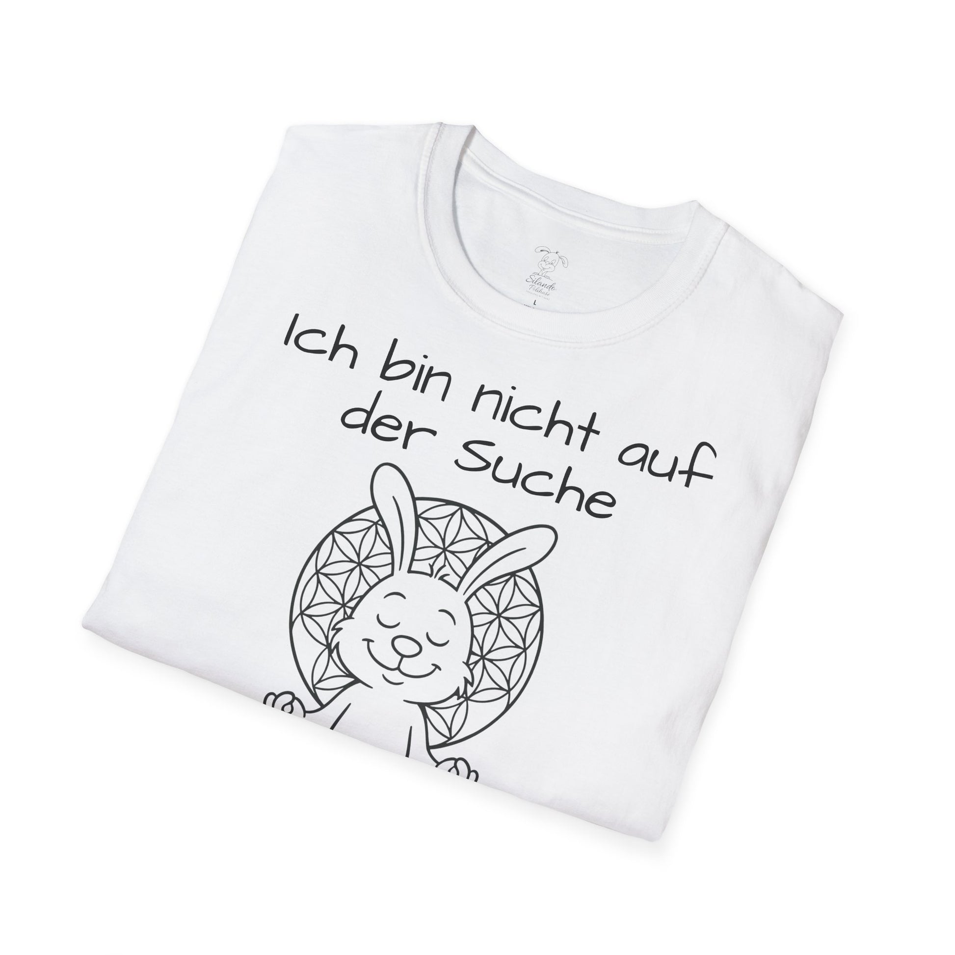 Polihase nicht auf der Suche, Spirituell lustiger Polihase Unisex Softstyle T-Shirt, für Sie und Ihn
