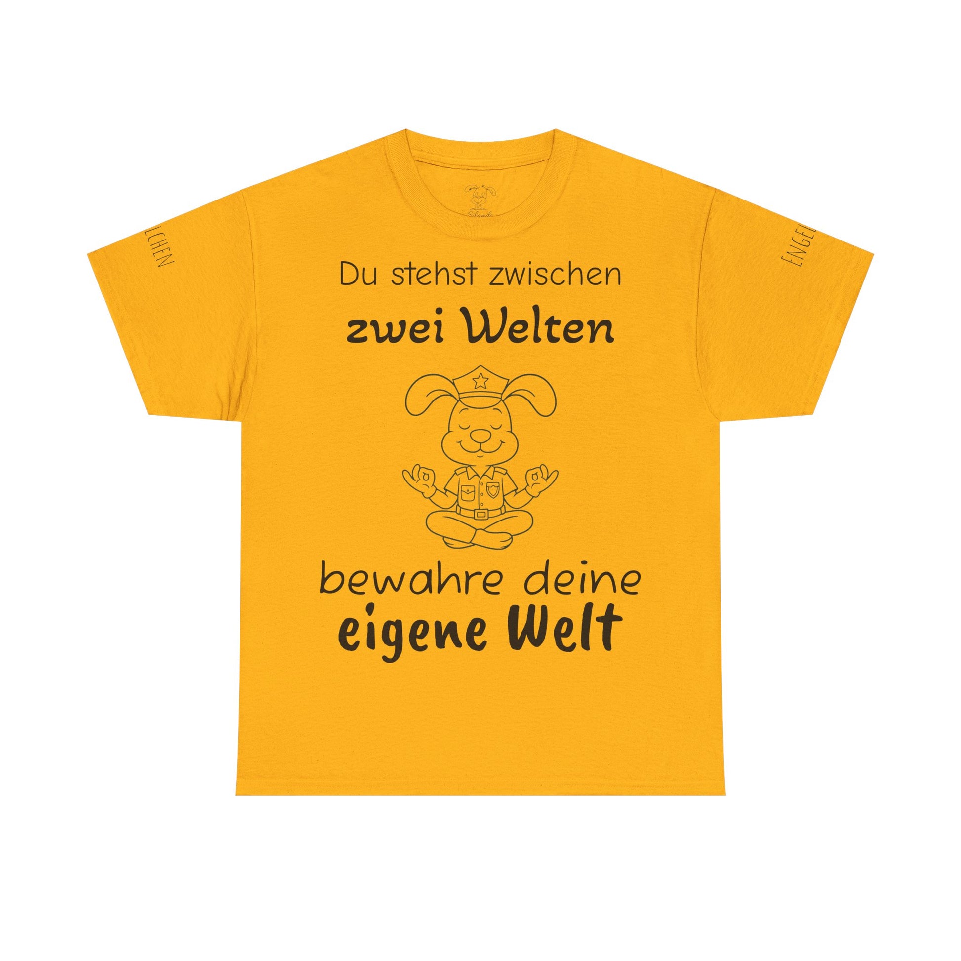 Meditativer Zen Polizei Polihase, Zwischen zwei Welten, Unisex Heavy Cotton Tee,