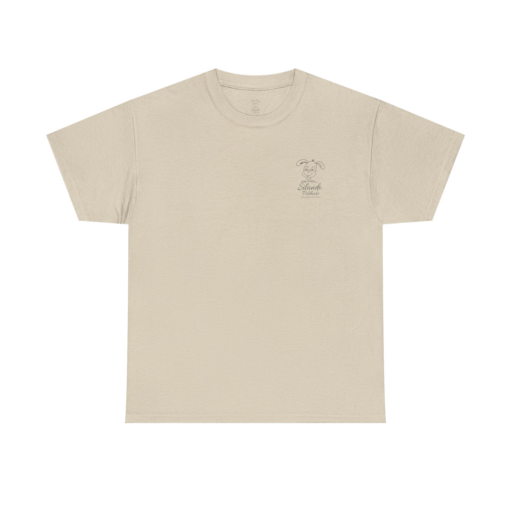 Unisex Shirt aus starker Baumwolle Polihase im Gleichgewicht, für groß und klein