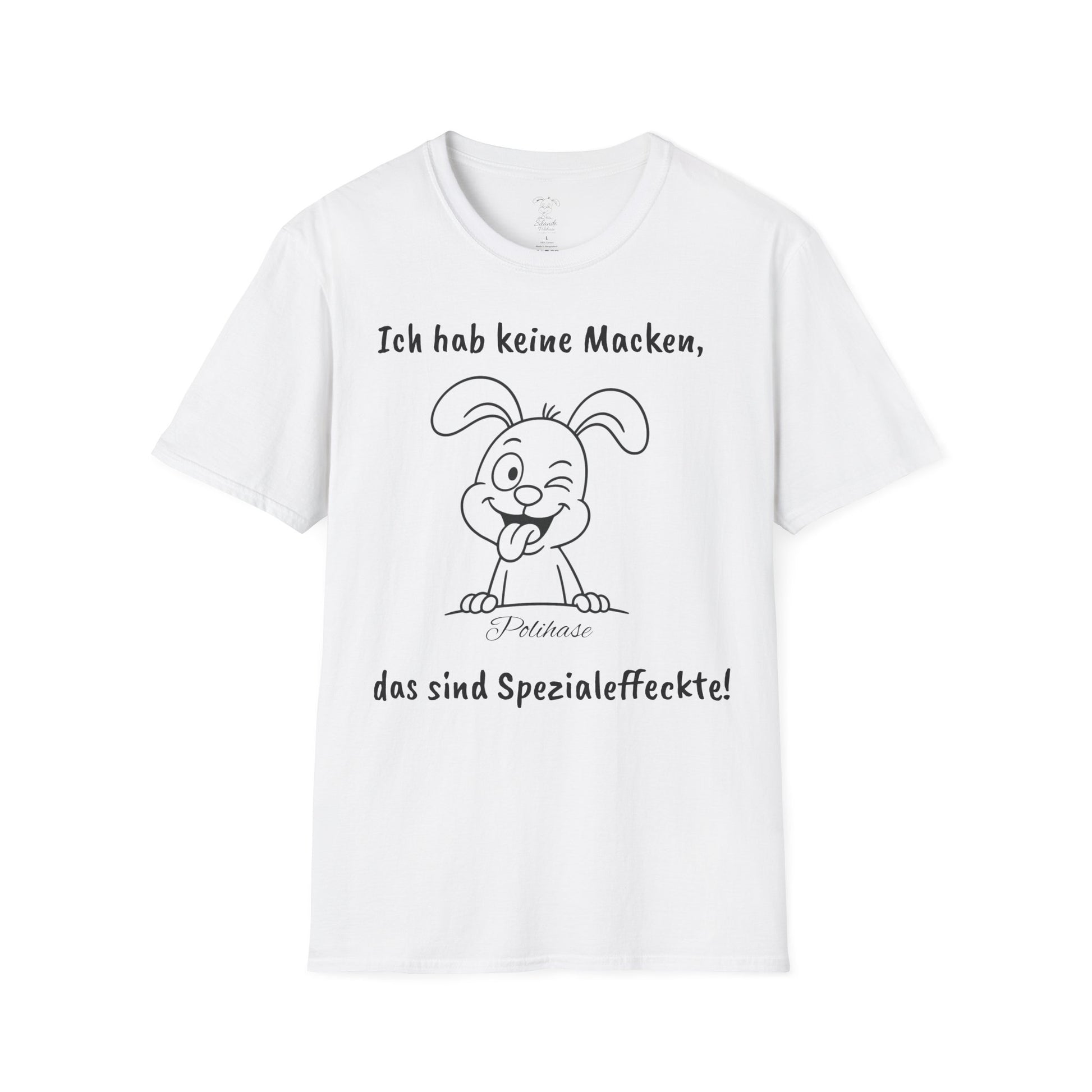 Polihase mit Spezialeffeckte Unisex Softstyle T-Shirt, für Sie und Ihn