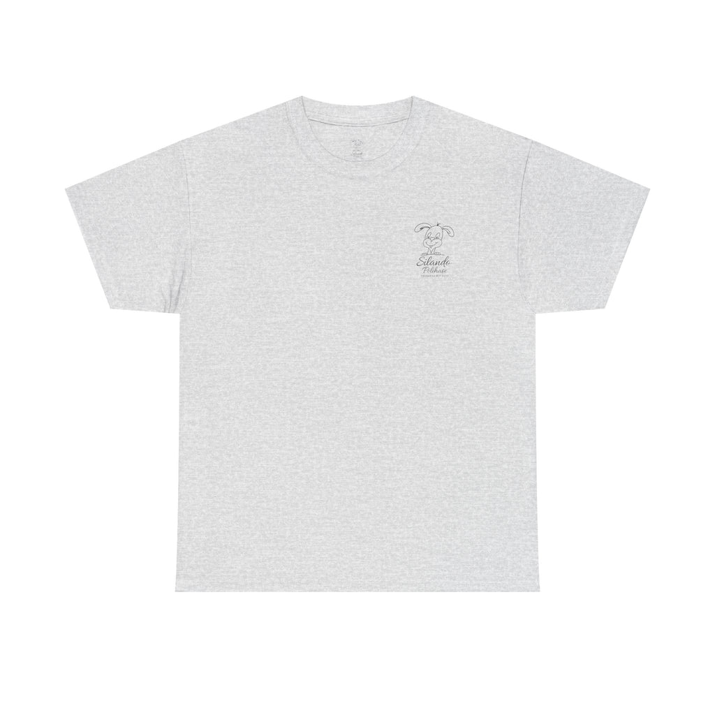 Unisex Shirt aus starker Baumwolle Polihase im Gleichgewicht, für groß und klein