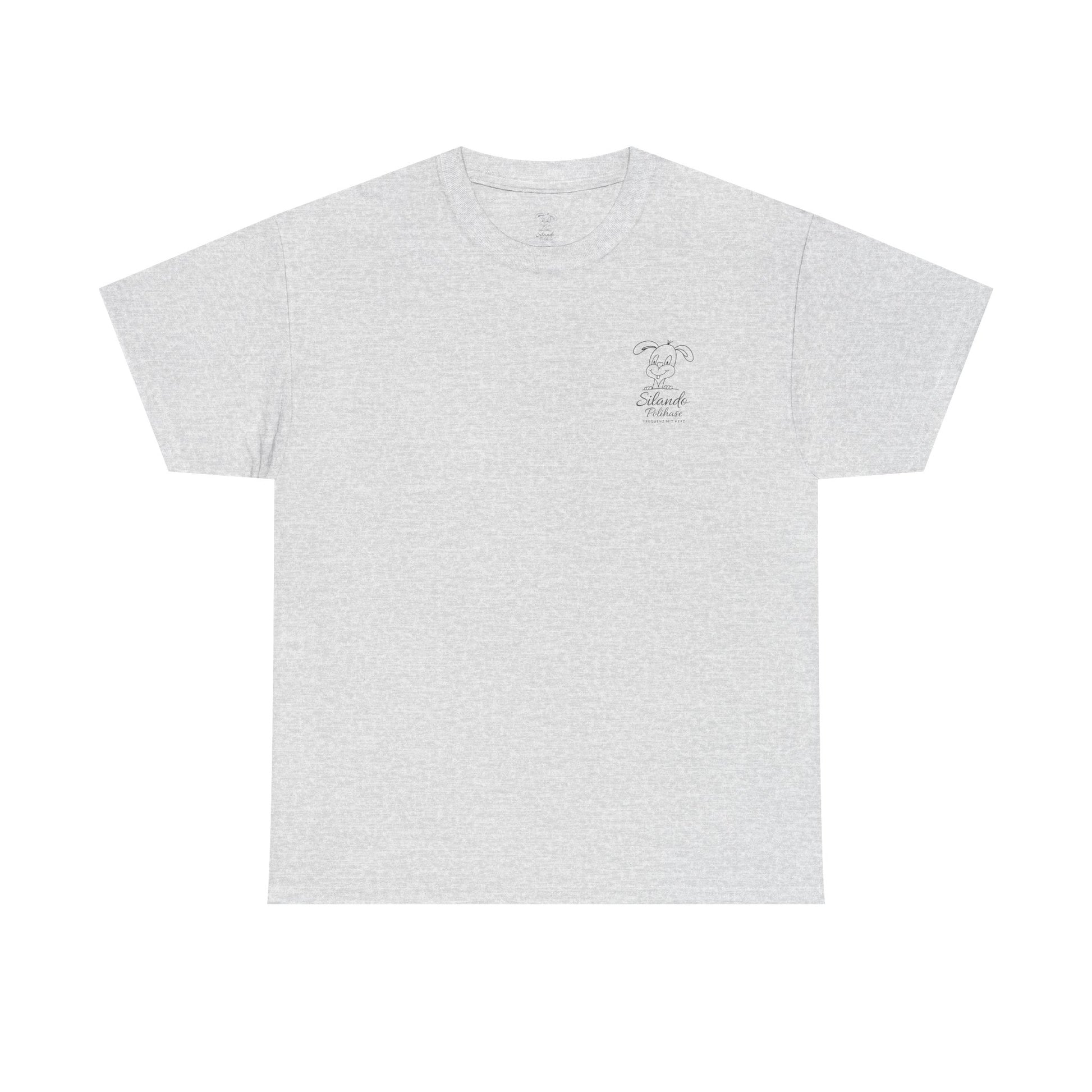 Unisex Shirt aus starker Baumwolle Polihase im Gleichgewicht, für groß und klein