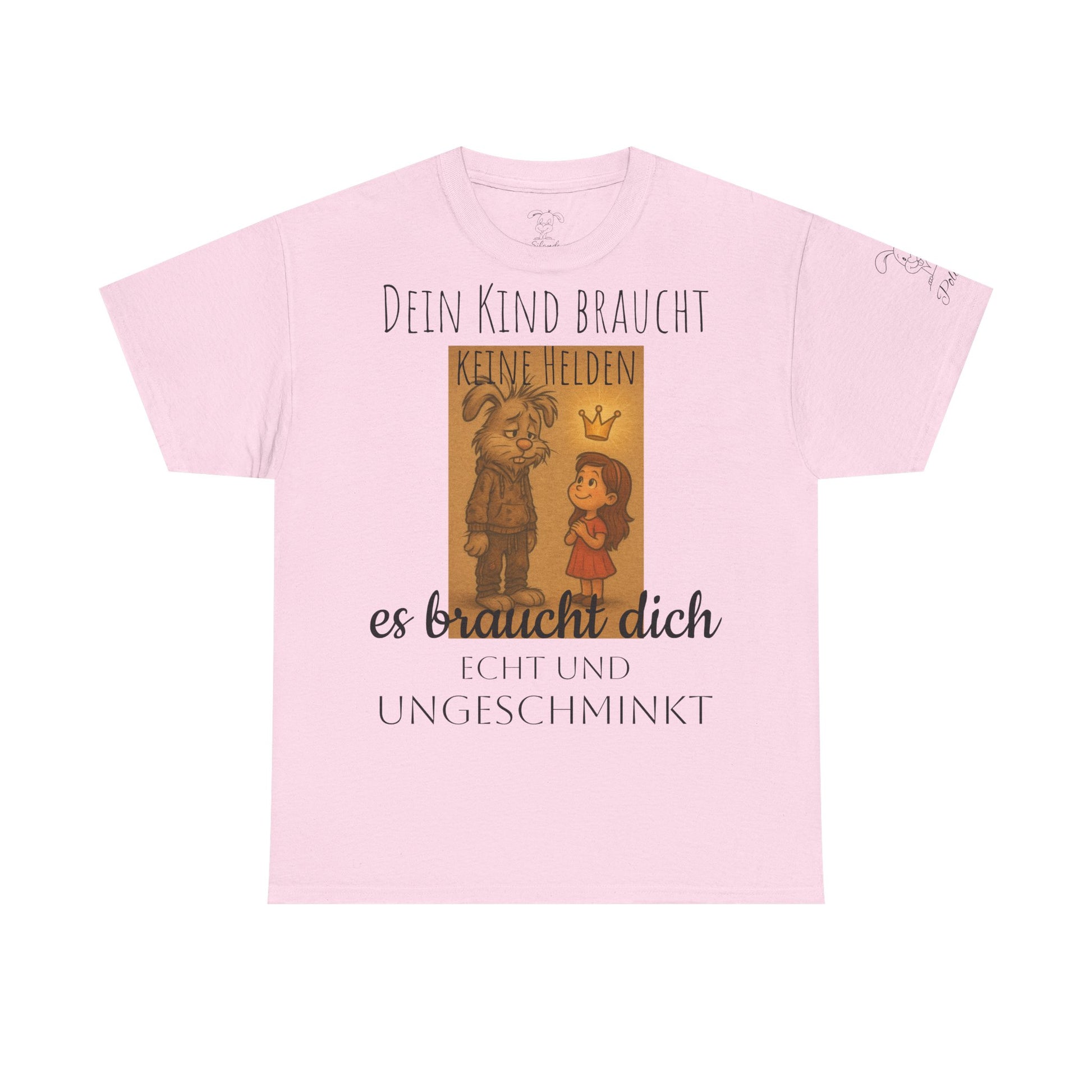 Herzerwärmendes Polihasen Baumwoll-T-Shirt, für Eltern