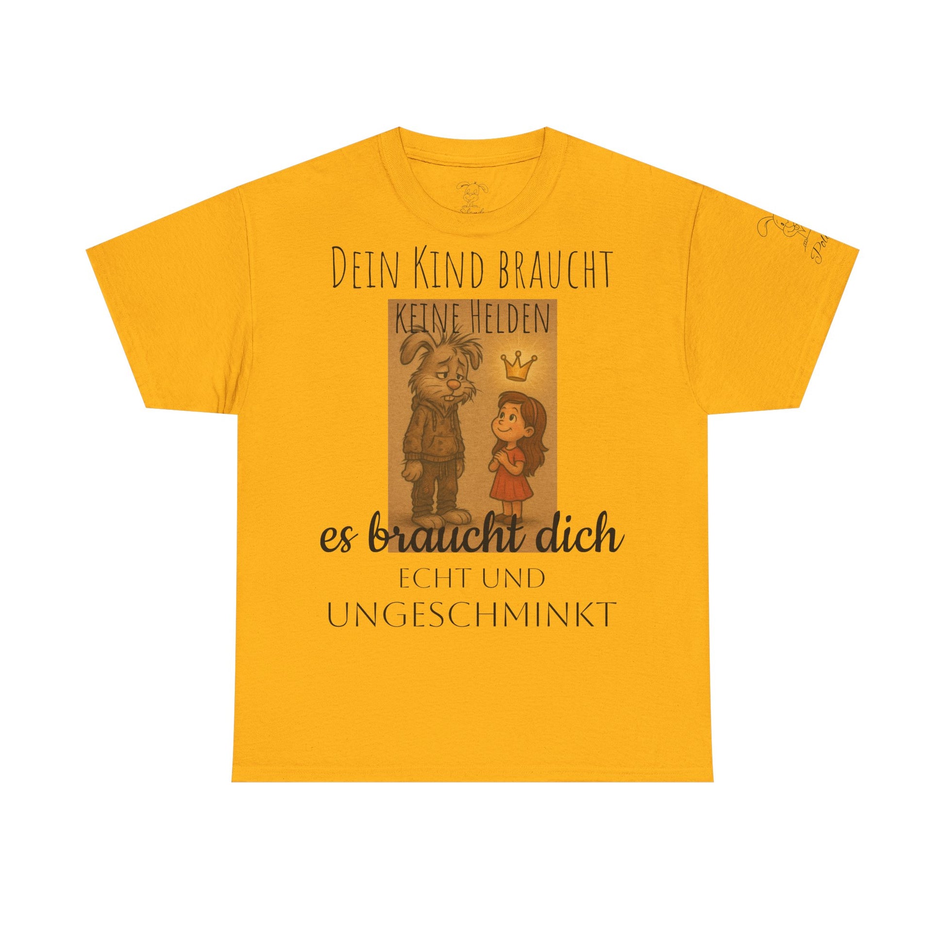 Herzerwärmendes Polihasen Baumwoll-T-Shirt, für Eltern
