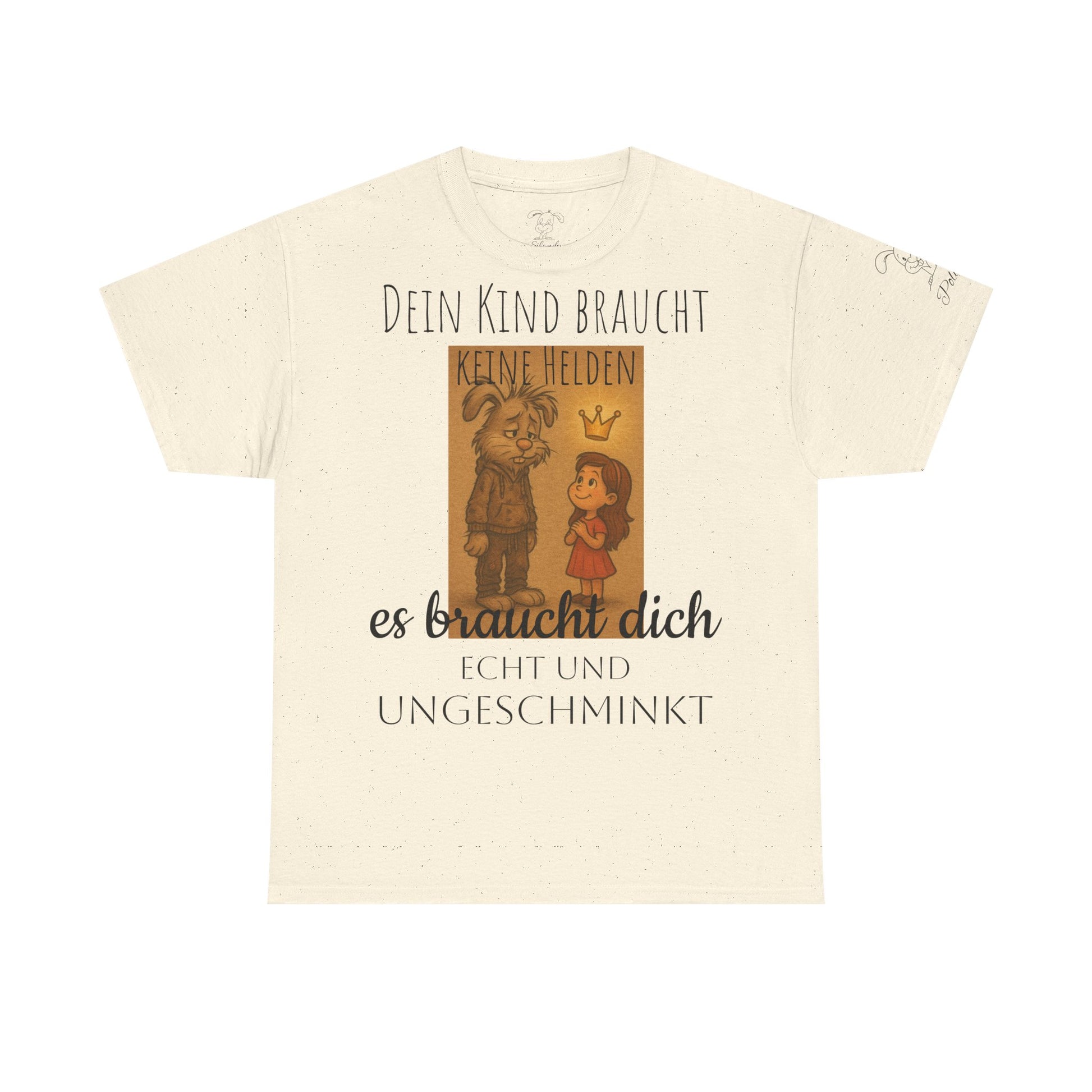 Herzerwärmendes Polihasen Baumwoll-T-Shirt, für Eltern