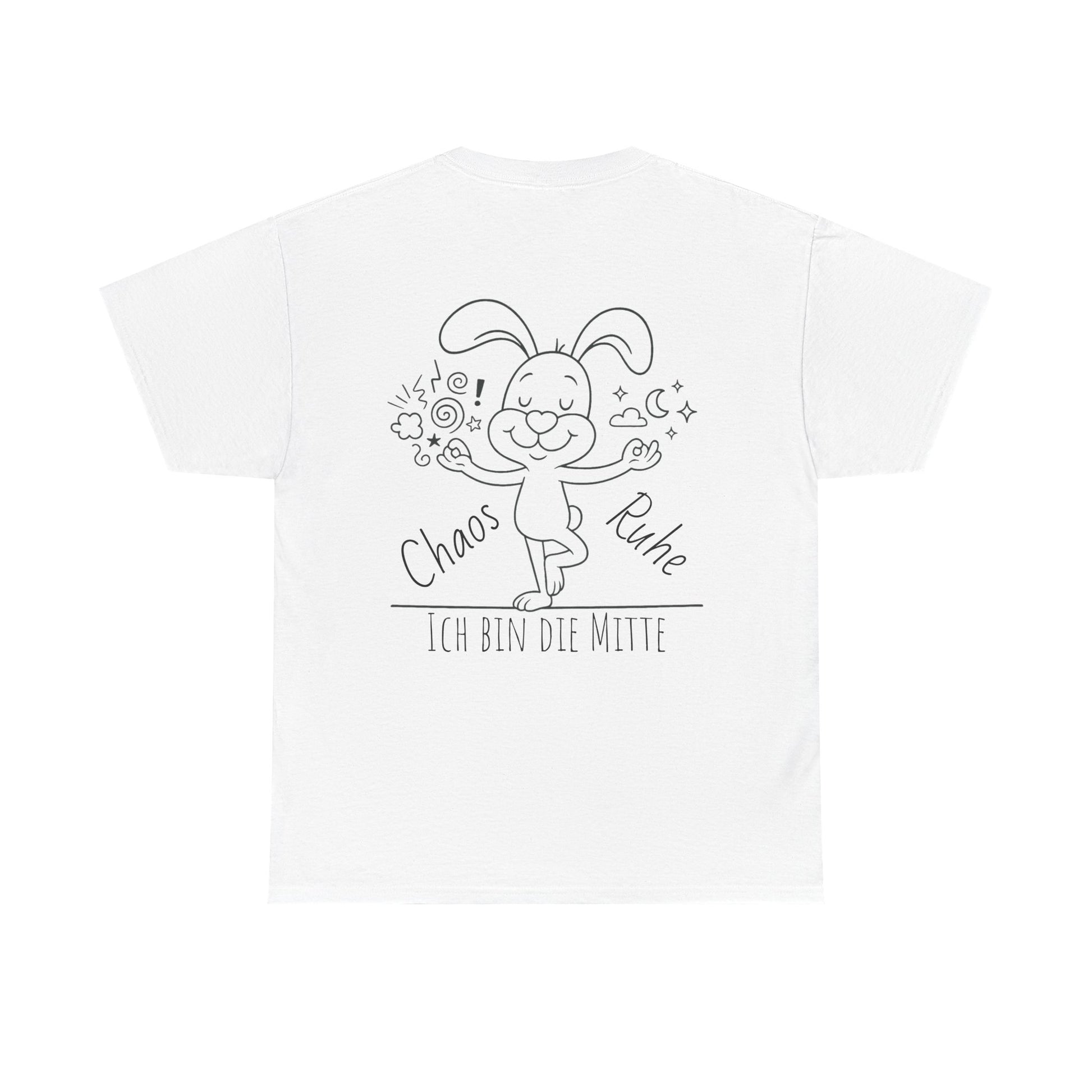 Unisex Shirt aus starker Baumwolle Polihase im Gleichgewicht, für groß und klein